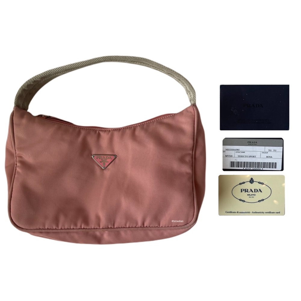 Authentic Prada Nylon Tessuto Mini MV515 Hobo Bag - Picture 13 of 13